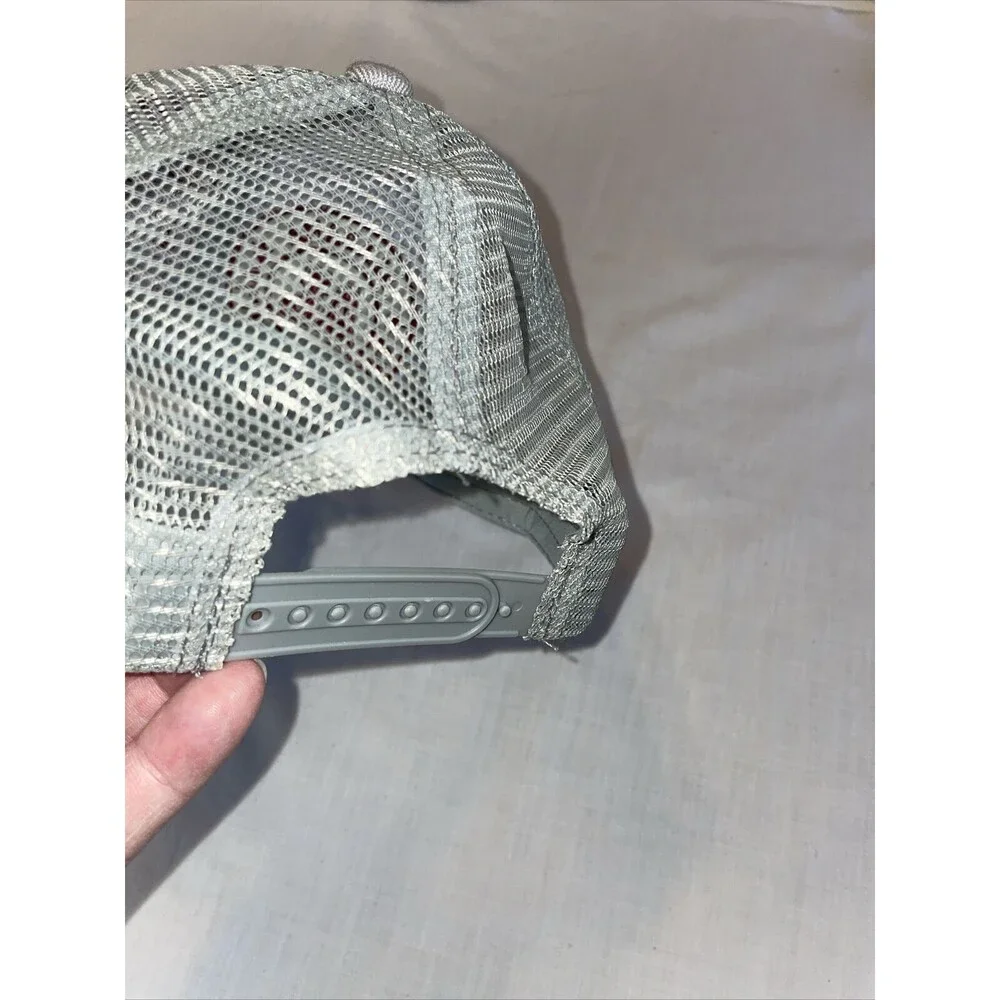 Unbranded Alabama Baseball Cap Unisex One Size Gray Red Adjustable Mesh Back